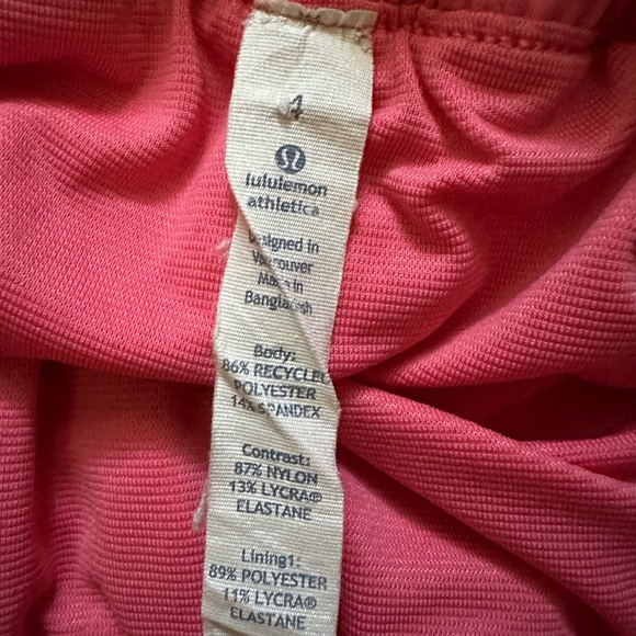 Lululemon Tracker Low-Rise Lined Short 4” Pink Size 4 - Picture 4 of 4